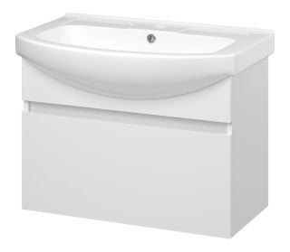 Подвесная тумба под раковину Misty Монро 75см белый